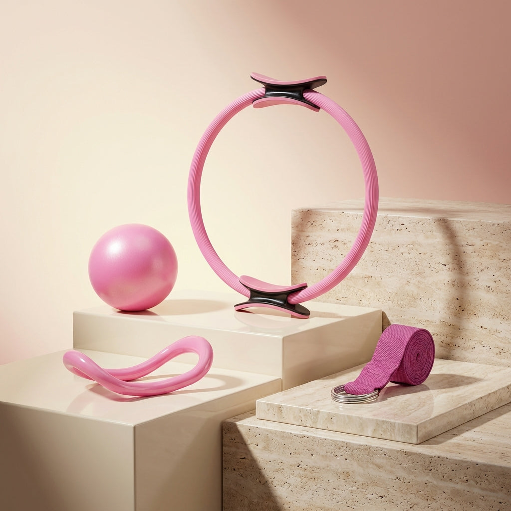 StudioFlow Kit pilates magic circle and stretch strap